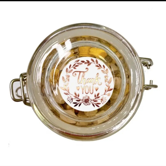 THANK YOU STICKERS. 500 PER ROLL! SHOW CUSTOMER APPRECIATION - Picture 3 of 4